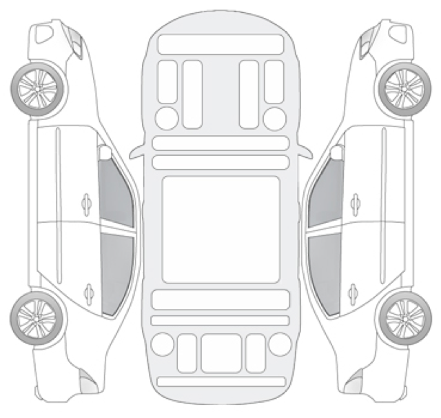 Автомобиль (вид сзади)